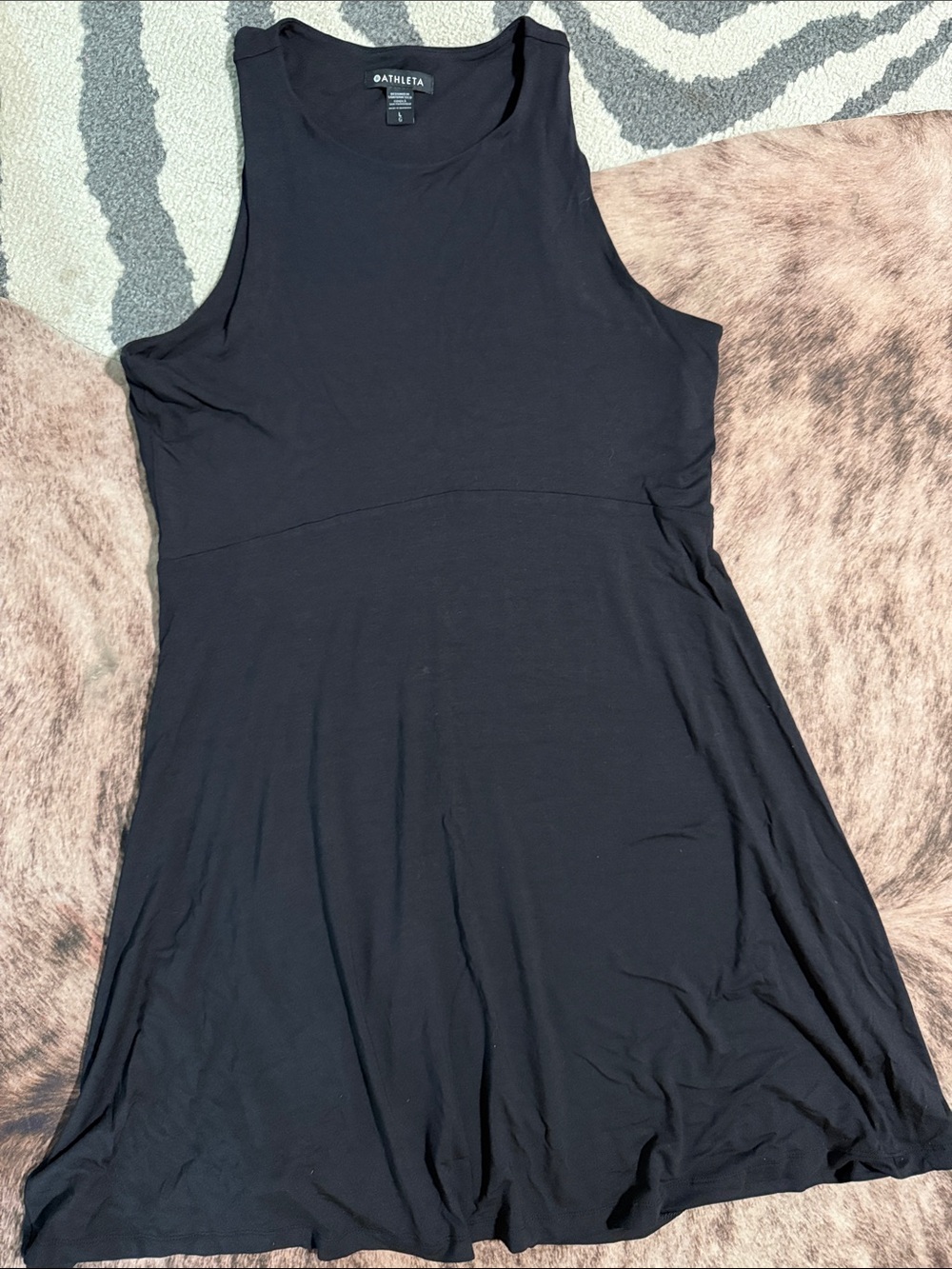 Athleta Black A-Line Tank Dress